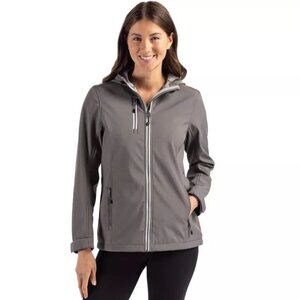 Clique Telemark Eco Stretch Softshell Full Zip Womens Hooded Jacket